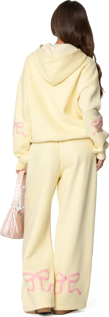 EDIKTED Bonney Bow Detail Sweatpants | Nordstrom | Nordstrom
