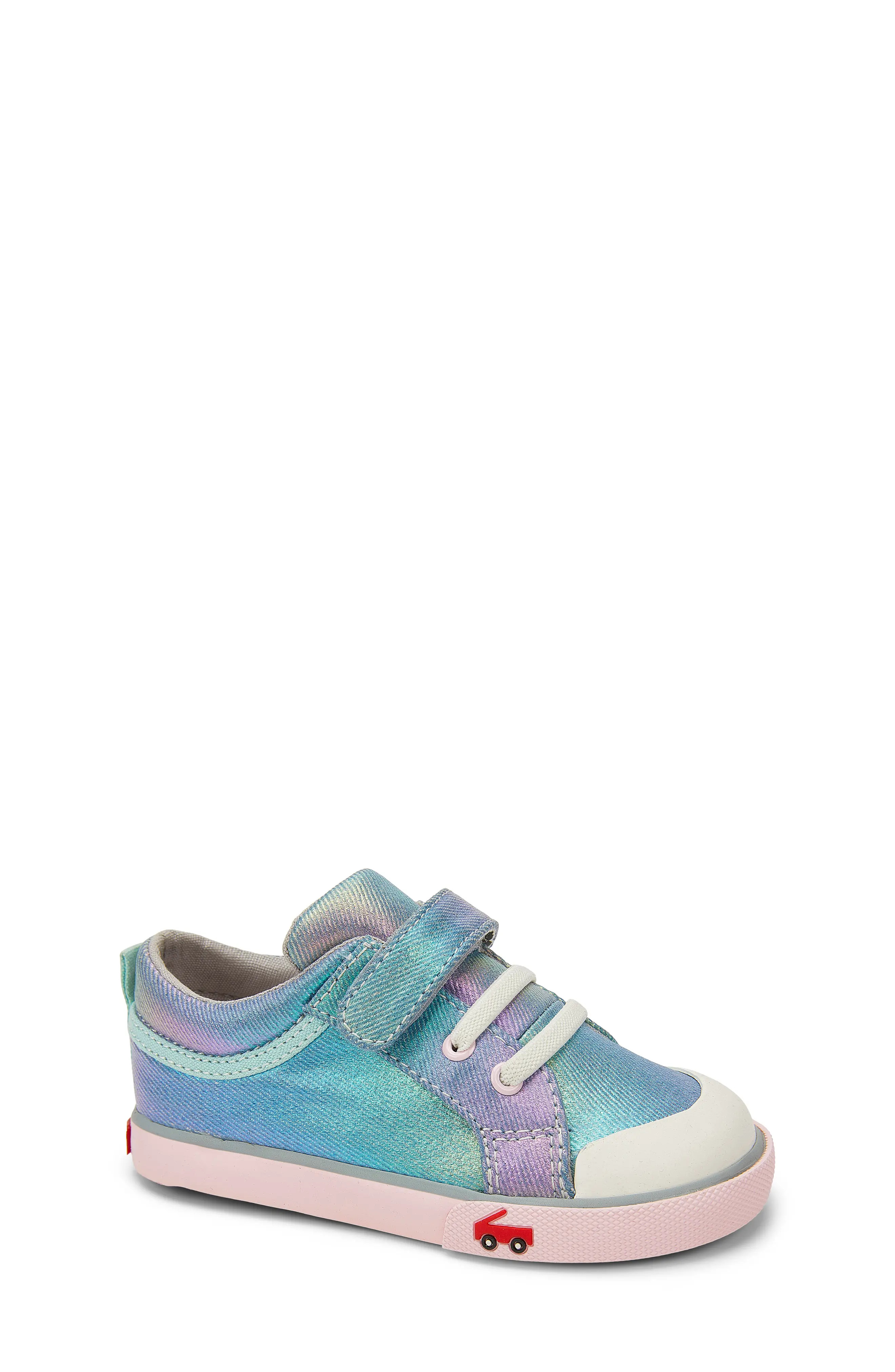 See Kai Run Kristin Sneaker in Rainbow Shimmer at Nordstrom, Size 12 M | Nordstrom