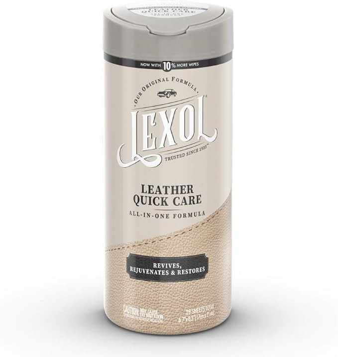 Lexol All Leather Quick Care All-in-One Formula, Best Leather Cleaner and Conditioner, for Use on... | Amazon (US)