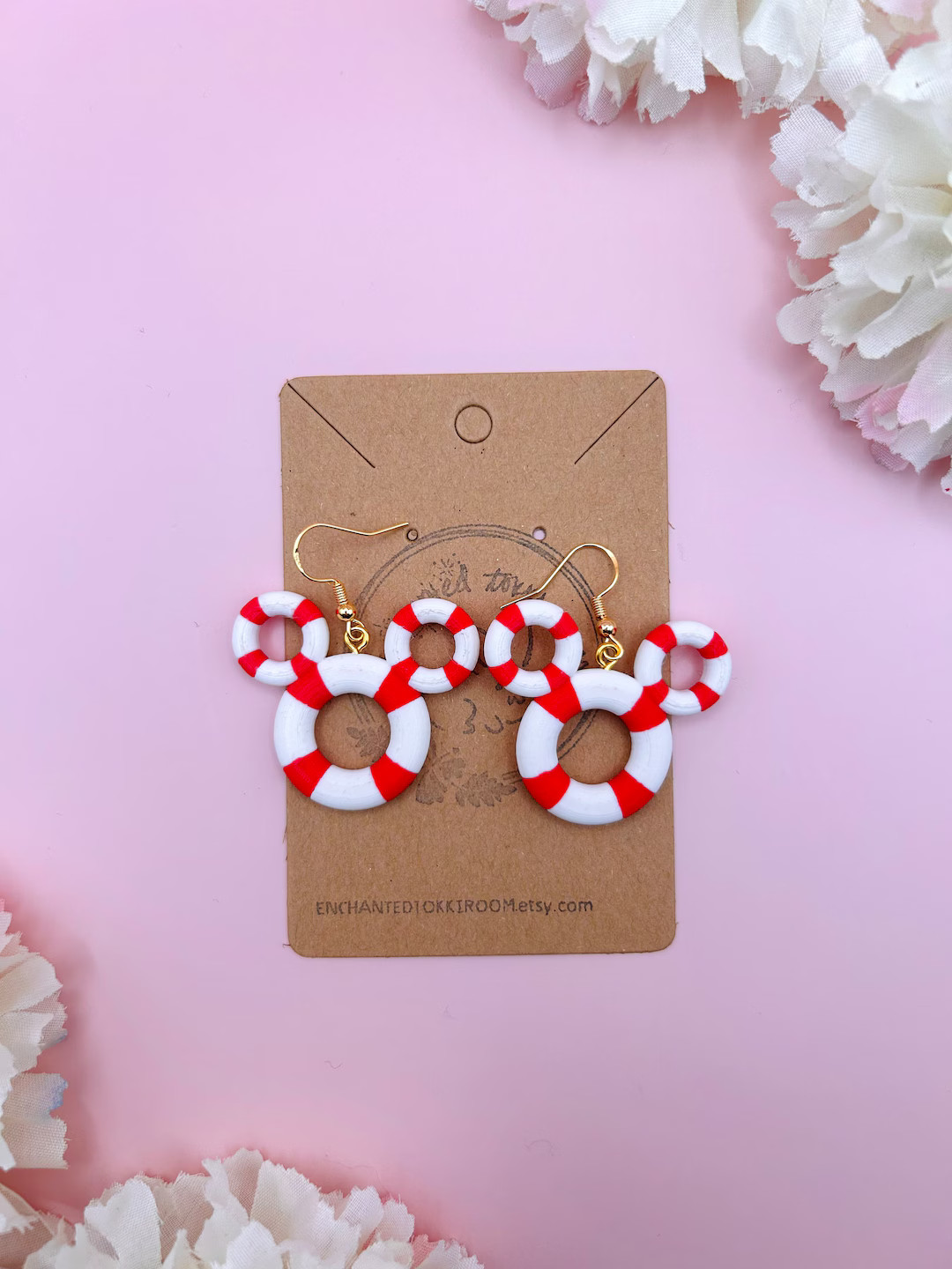 Mickey Lifesaver Earrings Disney Cruise Earrings Mickey Earrings Disney Earrings Mickey Mouse Ear... | Etsy (US)