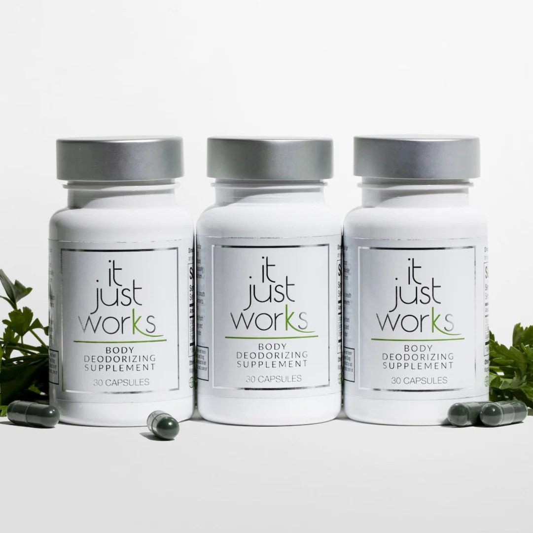 Body Deodorizing Supplement | 3 Pack Bundle | It Just Works