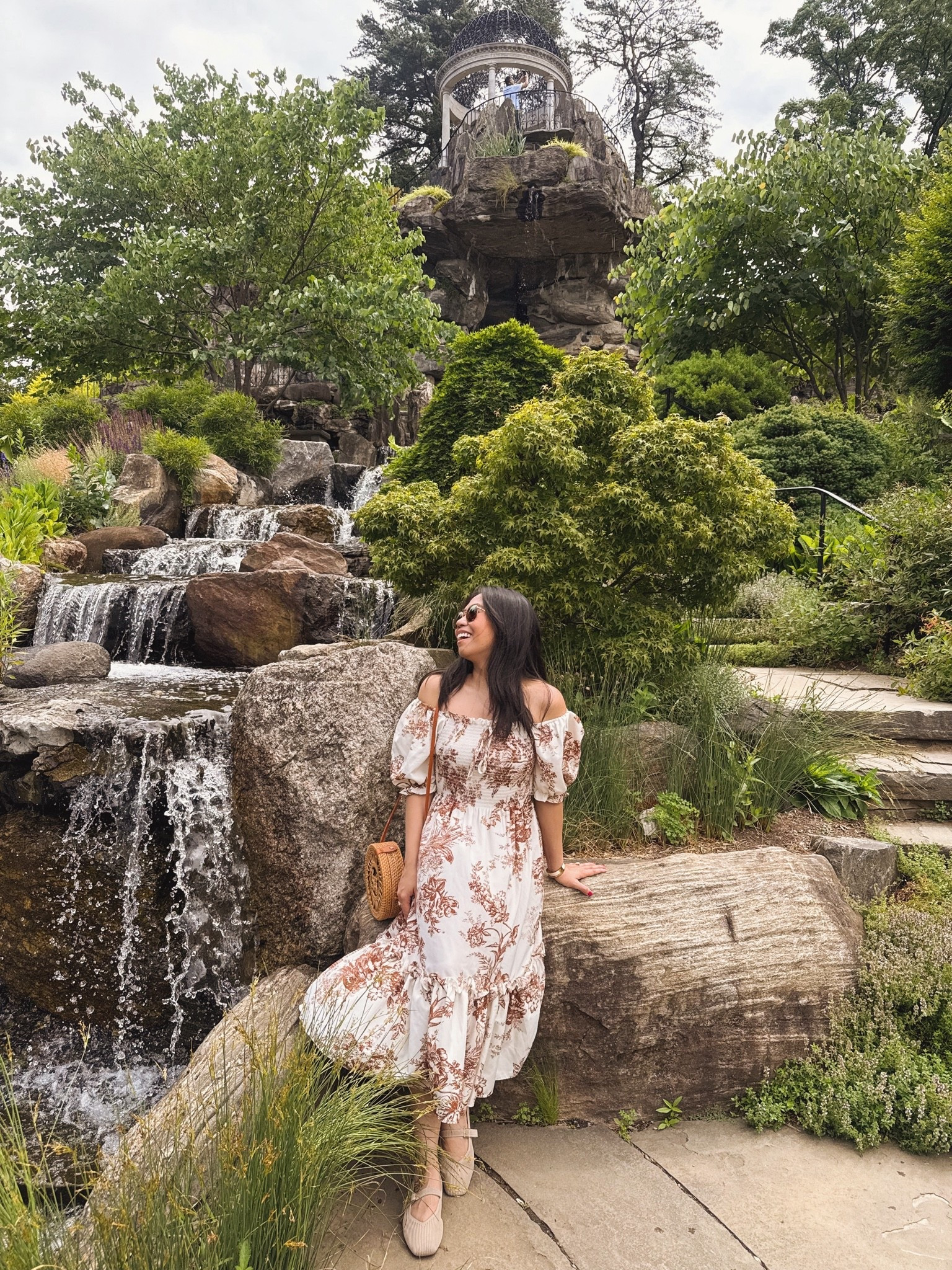 This garden fairytale moment brought to you by the dreamiest floral dress 🌿🍂

Obsessed with this off-shoulder midi - the puff sleeves, the smocked bodice, the ruffle hem that twirls just right. It’s giving cottagecore princess and I am HERE for it 🤎

Paired it with my go-to woven crossbody (holds my phone + essentials and somehow still looks chic) and the comfiest espadrille flats that walked me through this entire garden without a single complaint.

📸 details are all linked in my LTK: dress runs TTS, I’m in a small!

Perfect for: fall weddings, garden days, brunch dates, or anywhere you want to feel like you stepped into a storybook ✨

Shop my exact look 👇 (link in bio / LTK)

#LTKstyletip #LTKSeasonal #liketoknowit #ootd #fallstyle #cottagecore #nycstyle #travelstyle

#LTKootd #LTKTravel #LTKPetite