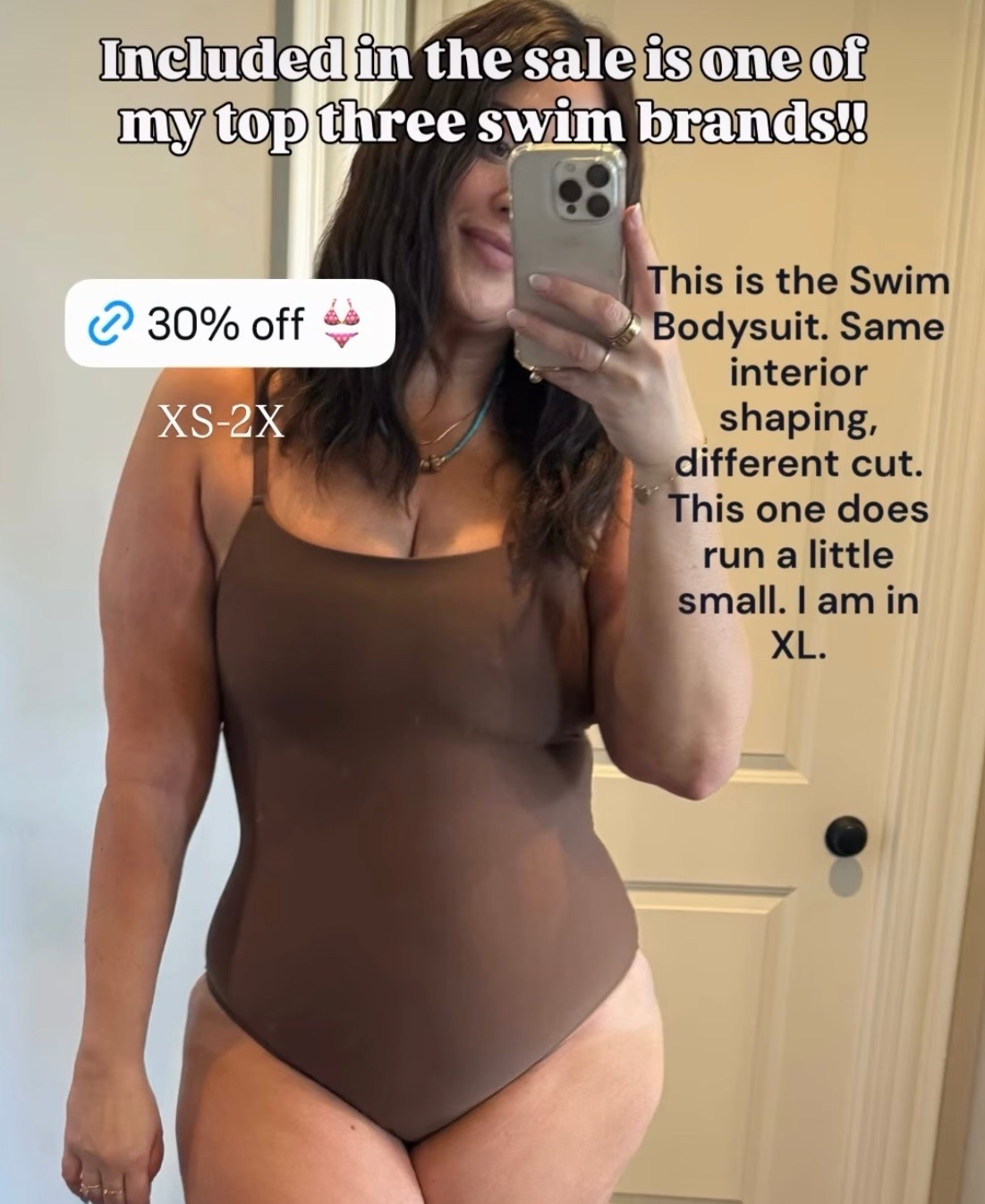 STYLEST Swim Bodysuit in size XL; runs a little small.

#LTKSwim