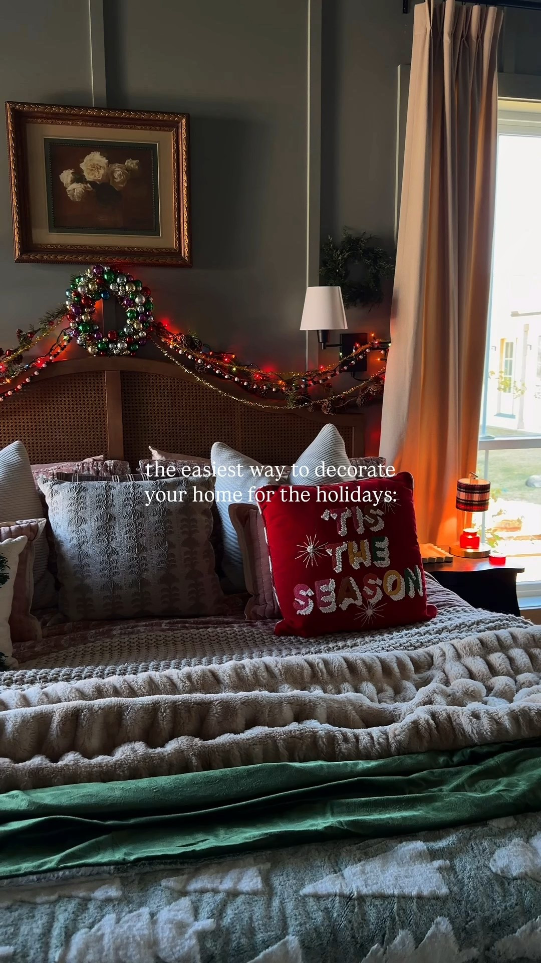 #ad Thank you to @Target and @Command for partnering with me on this holiday decorating moment 🤍
I love going all out for Christmas, but patching nail holes in January? Not so much. With Command™ Products, I can hang wreaths, garlands, and all my vintage décor damage-free—and everything comes down clean when the season ends.

Decorating made easy, so I can focus on making our home feel magical ✨
#ad #CommandBrand #TargetPartner #Target #HolidayDecor #DamageFreeDecorating @shop.ltk #liketkit 

*Not all steps shown, follow all packaging instructions.
