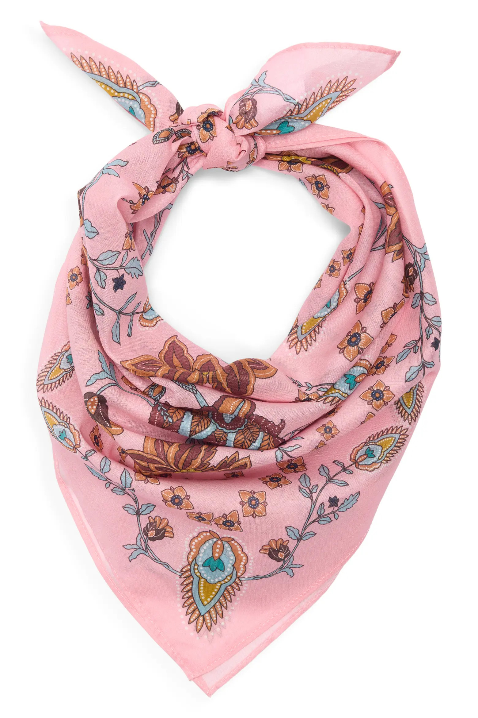 Pottery Floral Square Bandana (Women) | Nordstrom | Nordstrom