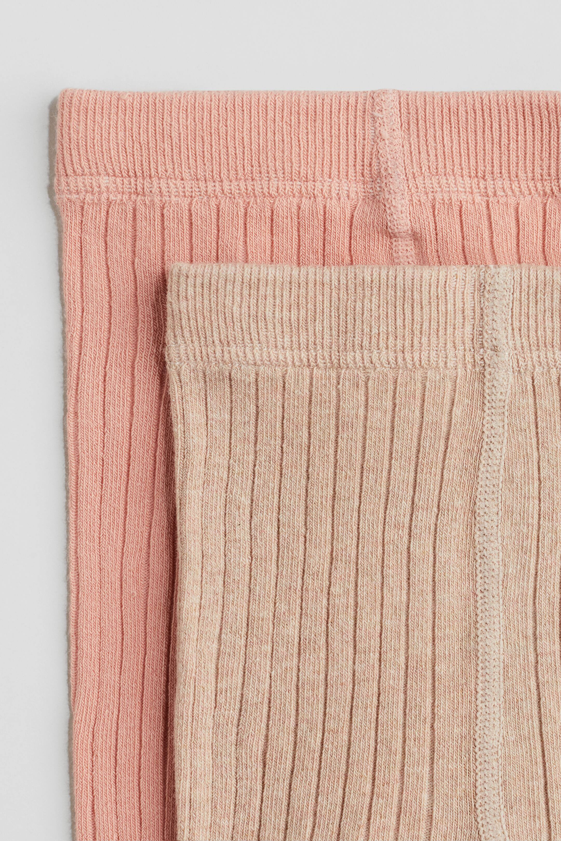 2-pack Ribbed Tights | H&M (US + CA)