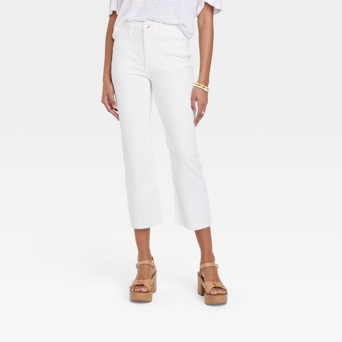 Women's High-Rise Bootcut Jeans - Universal Thread™ White | Target