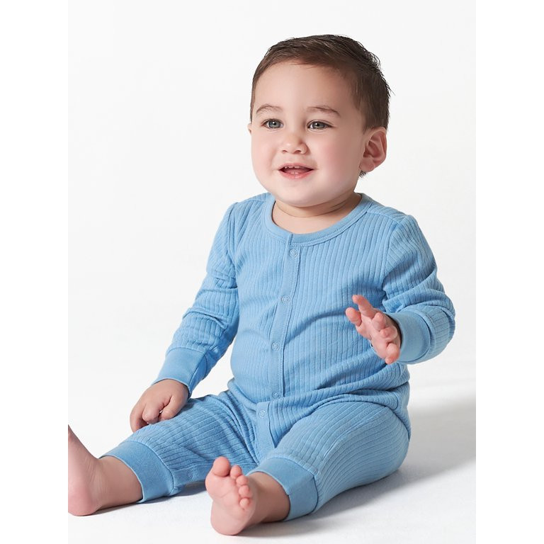 Modern Moments by Gerber Baby Boy or Girl Unisex Long Sleeve Coverall (Newborn - 12 Months) | Walmart (US)