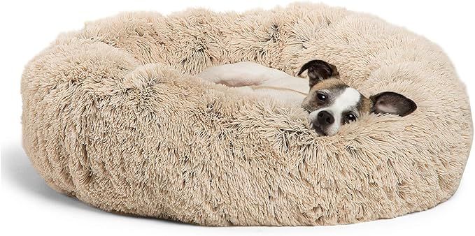 Best Friends by Sheri The Original Calming Donut Cat and Dog Bed in Shag or Lux Fur, Machine Wash... | Amazon (US)