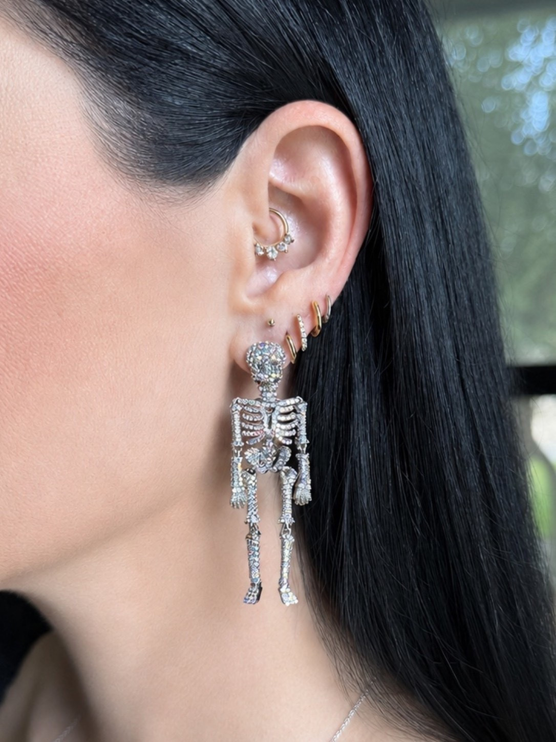 My baublebar Halloween skeleton earrings are on sale for $15 from $44 today only!