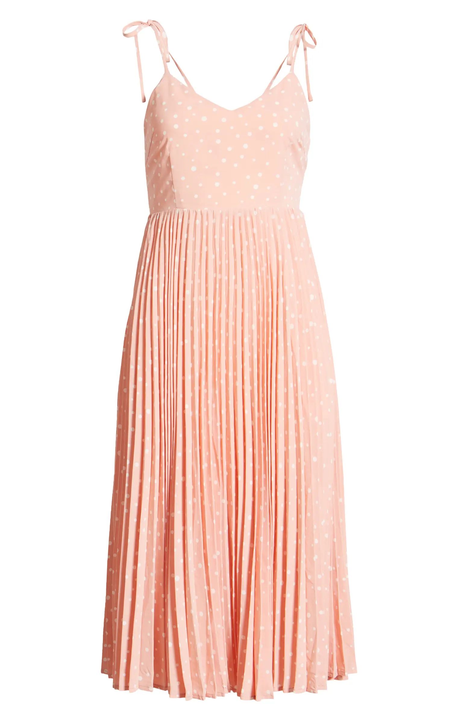 VICI Collection Pleated Midi Dress | Nordstrom | Nordstrom
