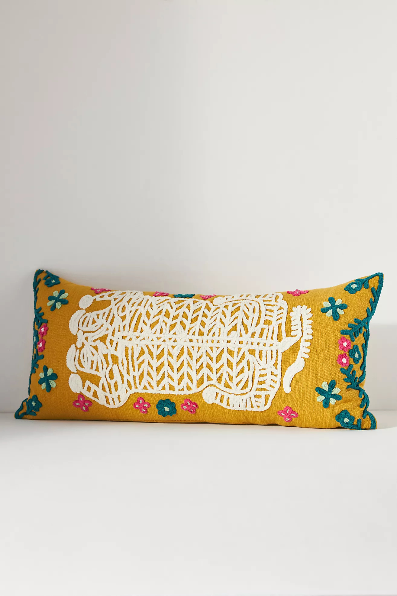 Embroidered Gael Pillow | Anthropologie (US)