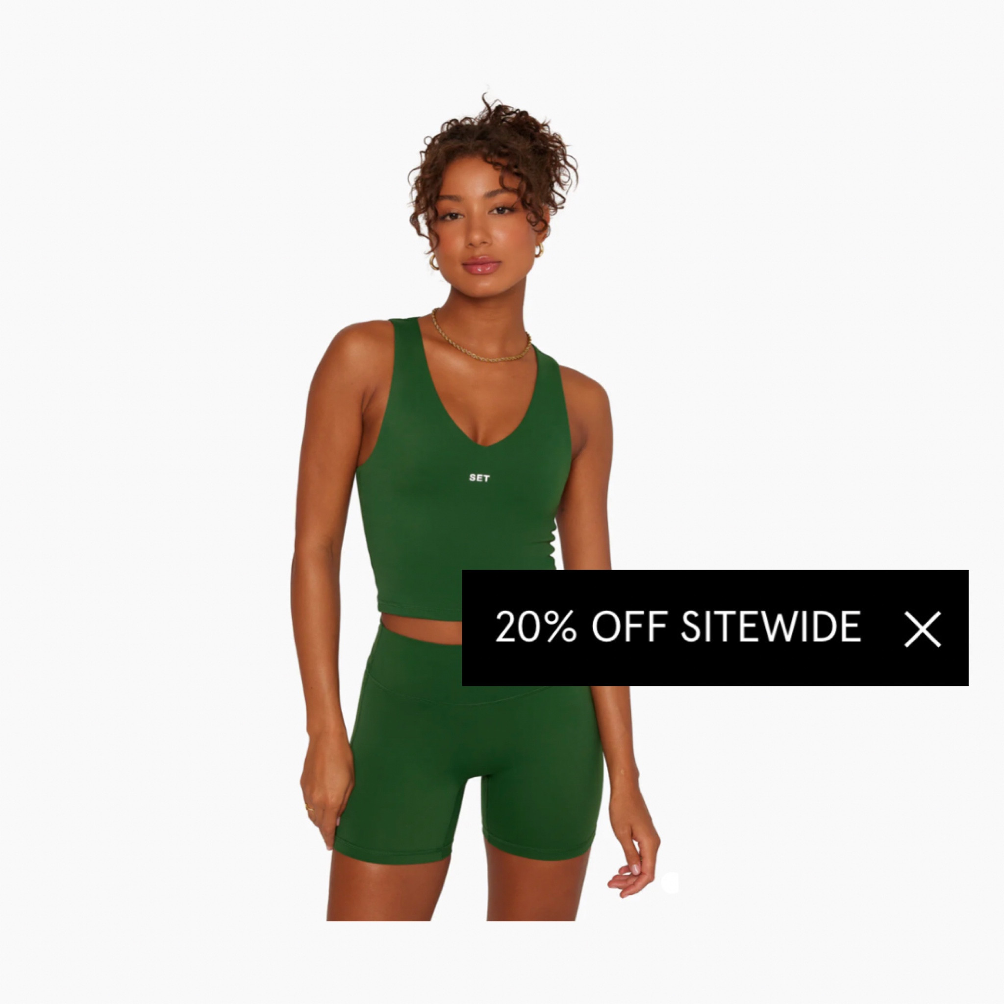Set active sale! These have been one of my go tos for all thing fitness lately 

Fitness, workout, set active, active, activewear, shorts, tank, green, wild

#LTKfitness #LTKstyletip #LTKfindsunder100