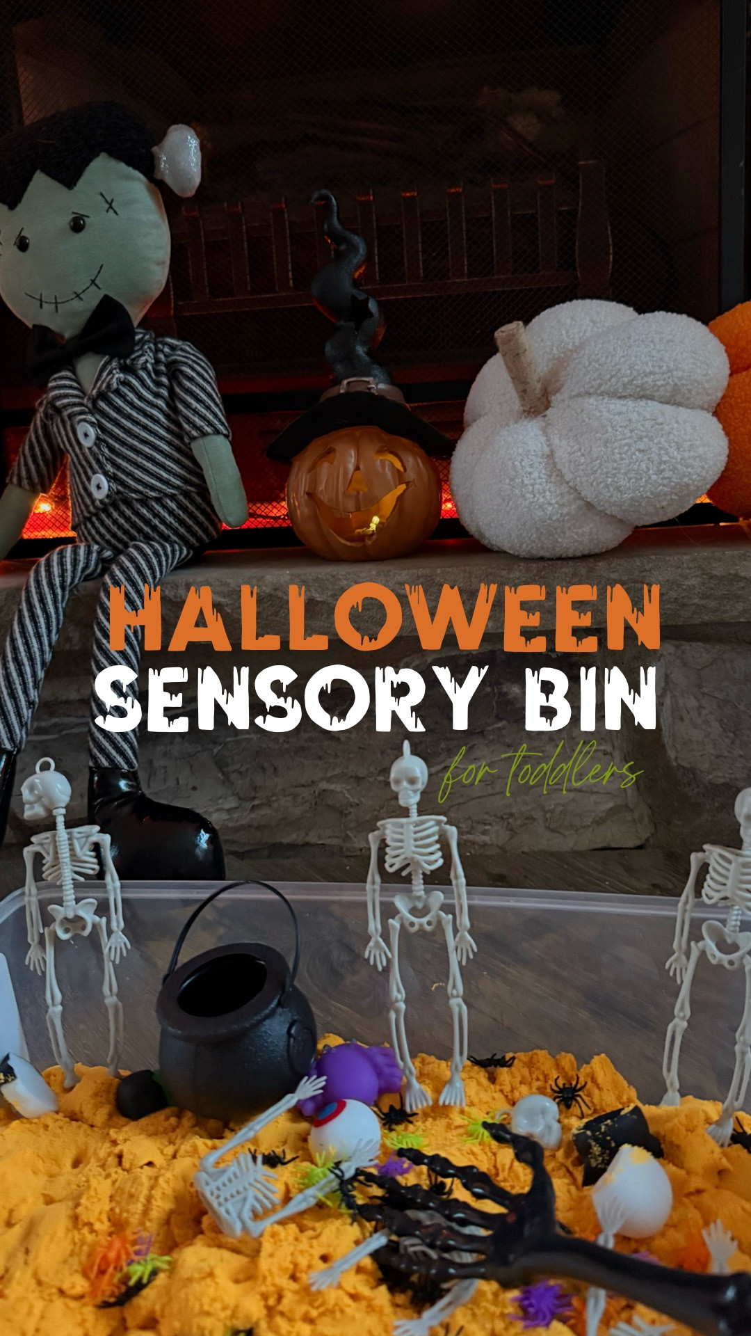 Halloween sensory bin 👻🎃 
An easy and fun Halloween craft for your toddlers and kiddos! 

My little dude had so much fun helping me make this sensory bin and it also occupied him for hoursss. All from Amazon! 

#LTKFindsUnder50 #LTKKids #LTKSeasonal