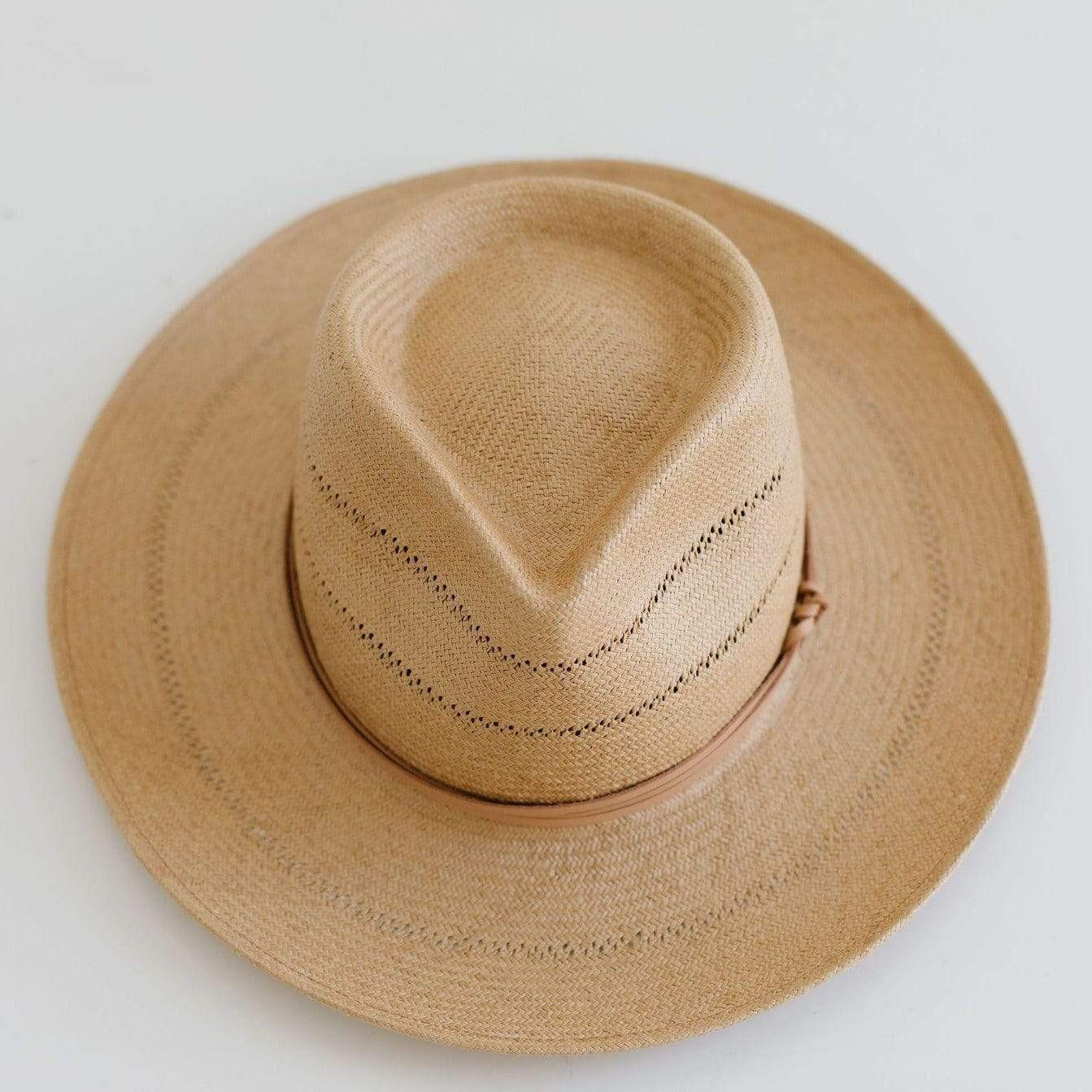 Arlo Honey - Straw Teardrop Fedora | Gigi Pip