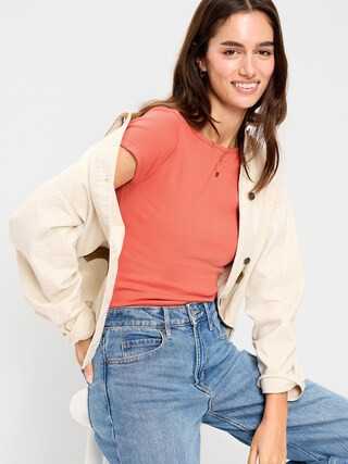 Snug Boatneck T-Shirt | Old Navy (US)