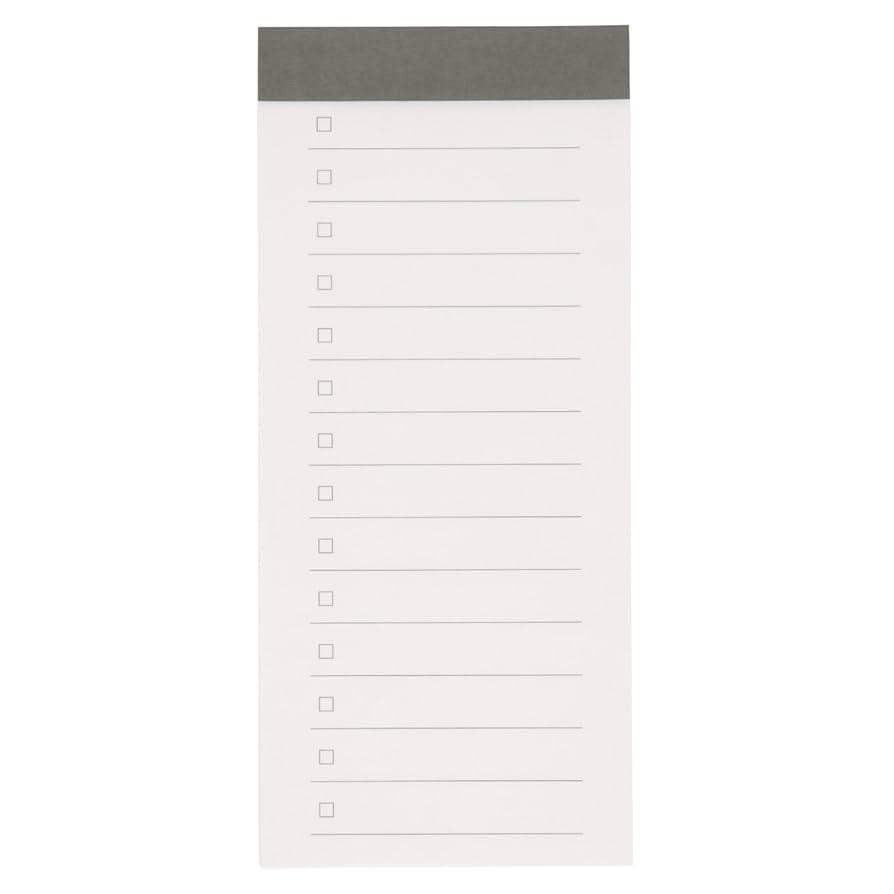 MUJI Checklist Notepad 40sheets Line of 14 | Amazon (US)