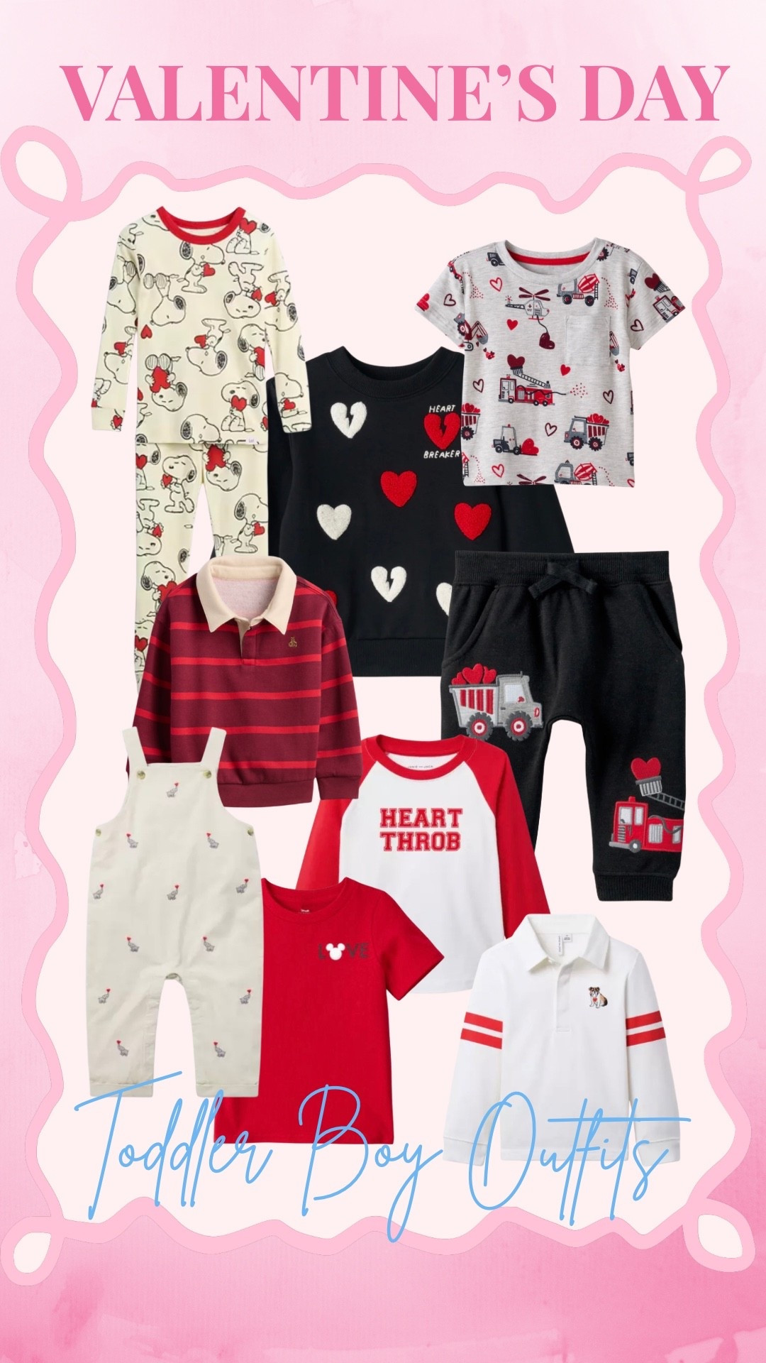 Toddler boys Valentine’s Day outfits 

#LTKmomlife #LTKKids #LTKFindsUnder50