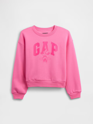 GapKids × Disney Minnie Mouse Oversized Logo Sweatshirt | Gap Factory