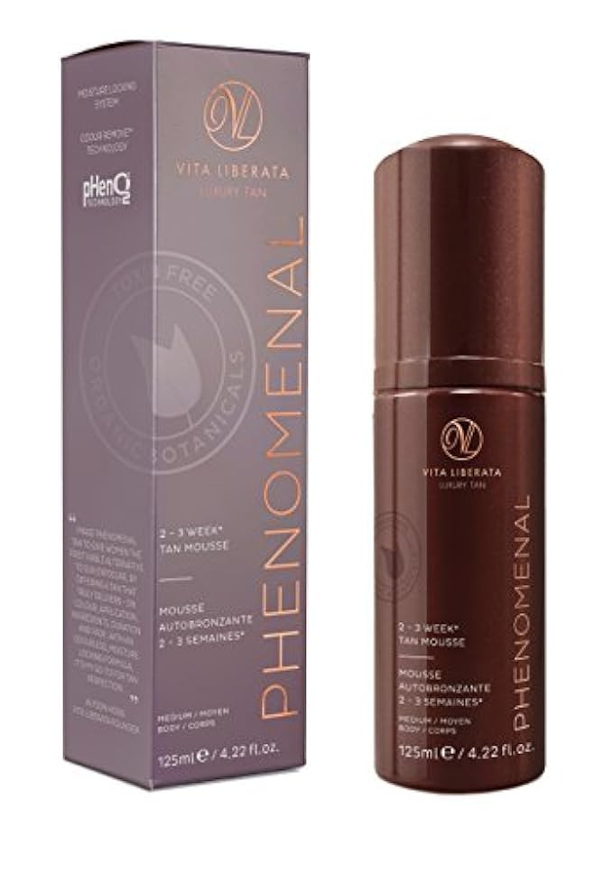 Long Lasting Sunless Tanning Mousse - VITA LIBERATA pHenomenal 2-3 Week Self Tan Organic, Natural,.. | Amazon (US)
