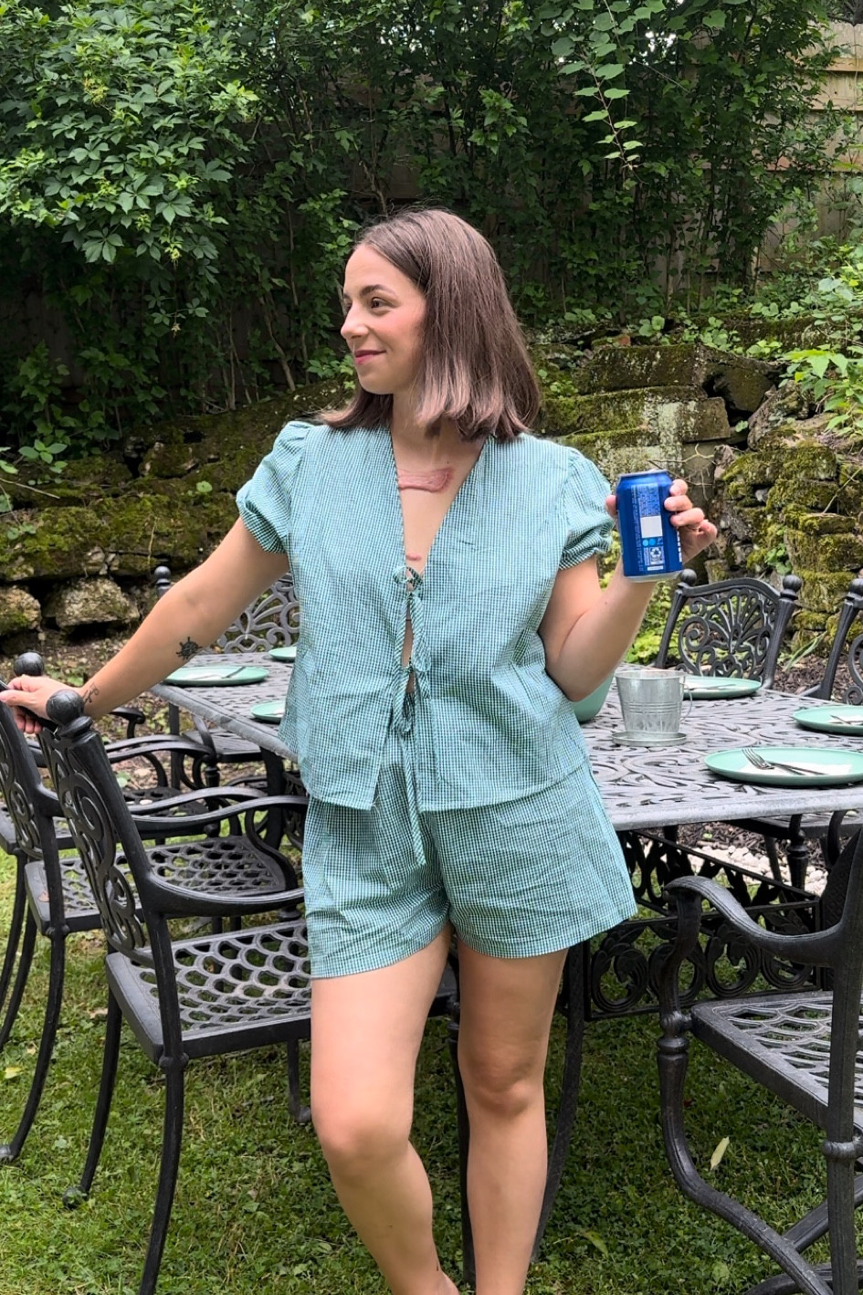 Cutest little green gingham summer set. So adorable worn separately too!! 

#LTKFindsUnder100