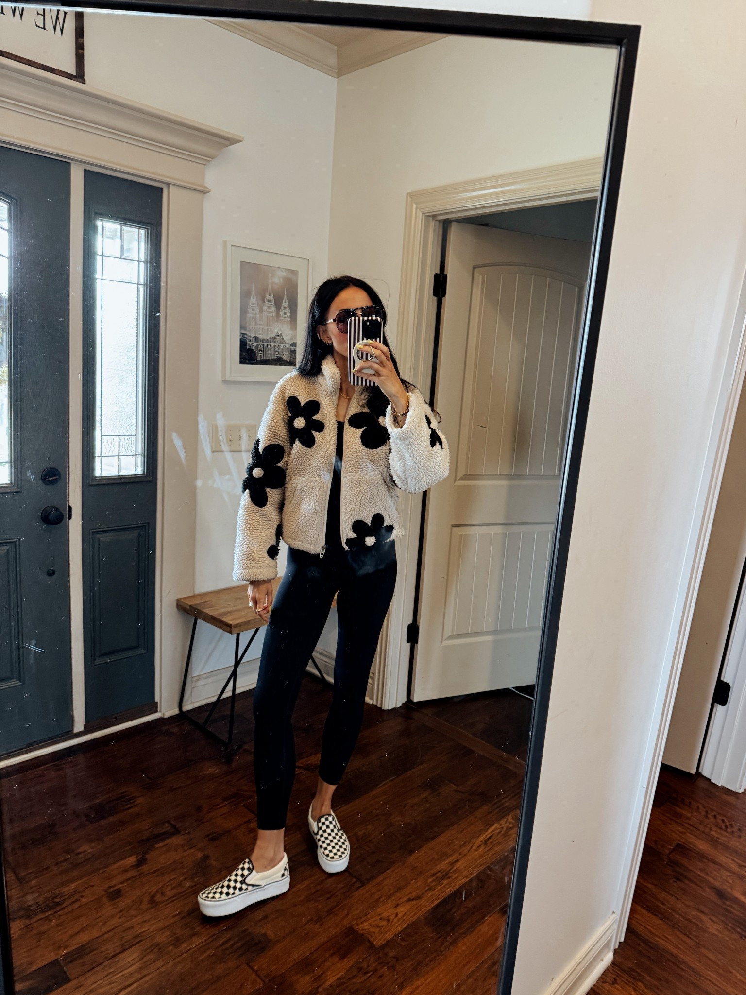 Road trip fit. Shoes are tts. Love the platform van versus the regular. 