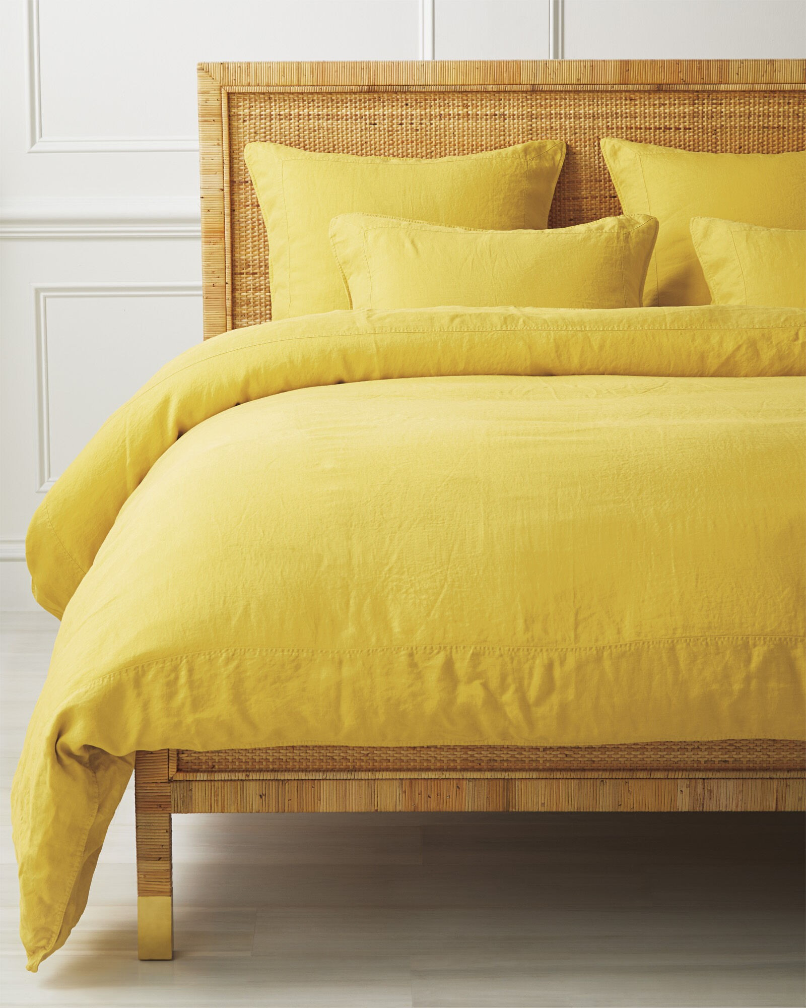 Positano Linen Duvet Cover - Yarrow | Serena and Lily