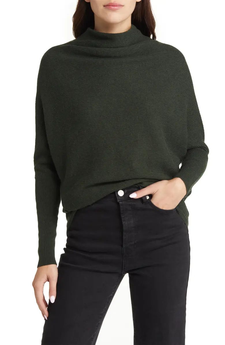 AllSaints Ridley Funnel Neck Wool & Cashmere Sweater | Nordstrom | Nordstrom