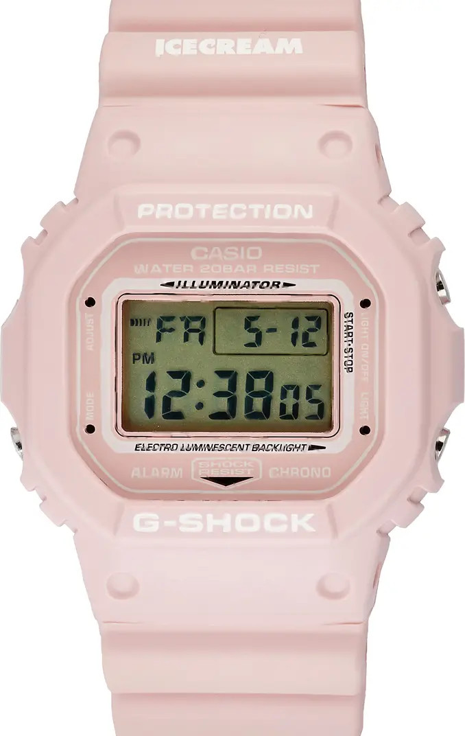 ICECREAM x G-Shock DW-5600 Digitial Watch, 30mm | Nordstrom | Nordstrom