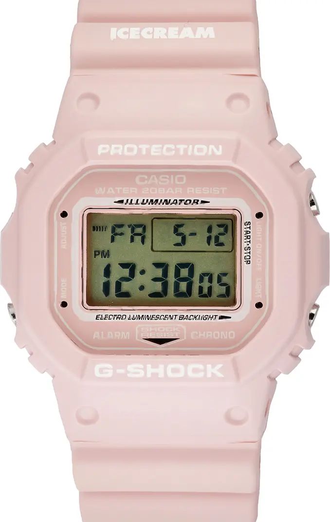 ICECREAM x G-Shock DW-5600 Digitial Watch, 30mm | Nordstrom | Nordstrom