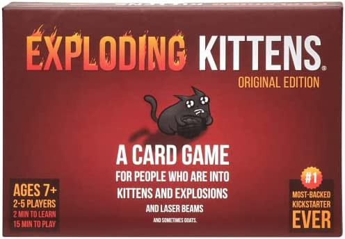 Exploding Kittens Original Edition - Card Games for Adults Teens & Kids - Fun Family Games - A Ru... | Amazon (US)