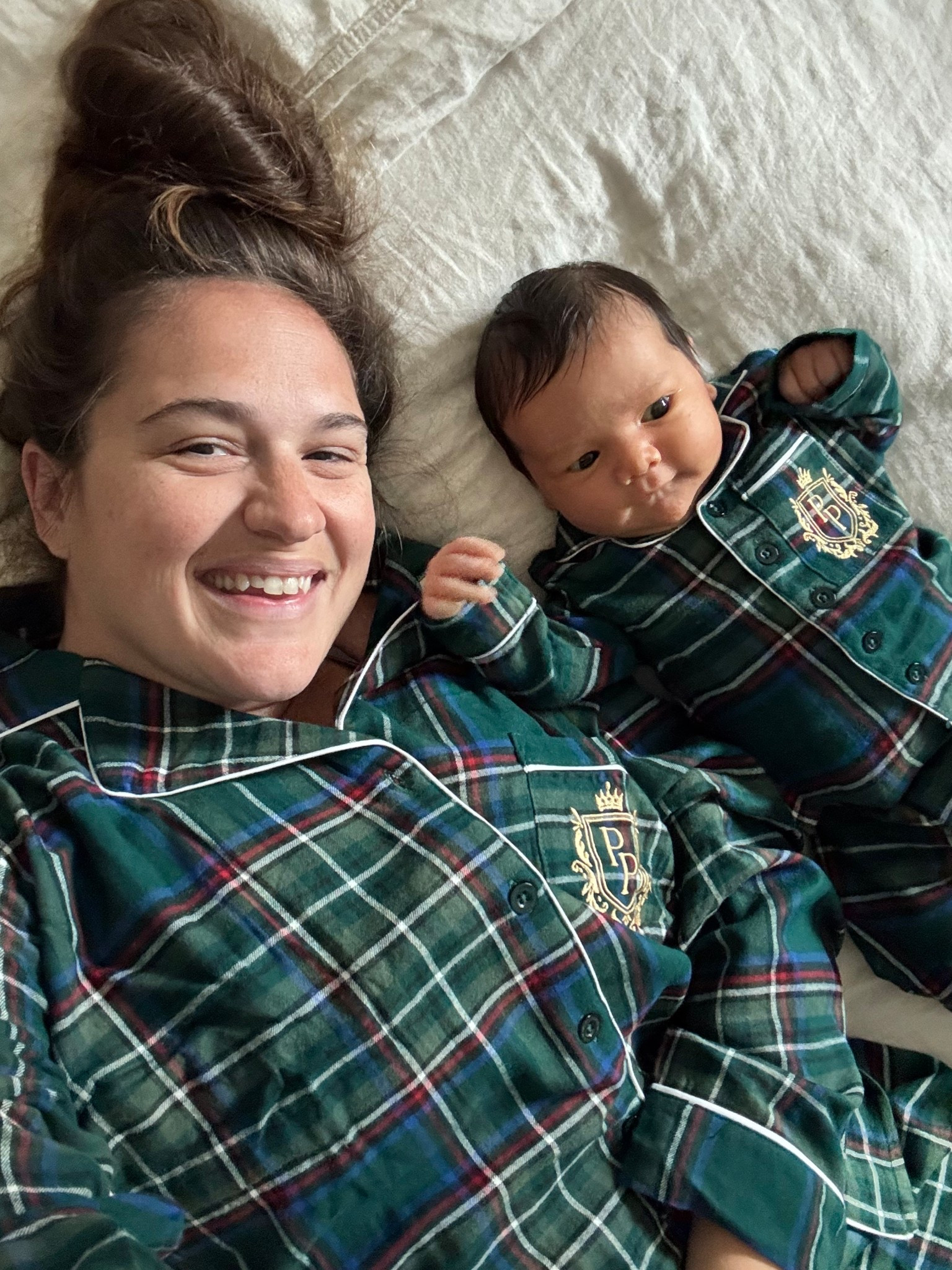 Posh Peanut really outdid themselves with these holiday pajamas! 

They are available in all sizes from
Infant to adult so the whole family can match…and are so comfortable and luxurious. This is my favorite print from the holiday collection but there are SO many more options as well. 

I’m wearing an XL for an oversized fit and baby Wyatt is wearing 0-3. 

#LTKHoliday #LTKmomlife #LTKGiftGuide