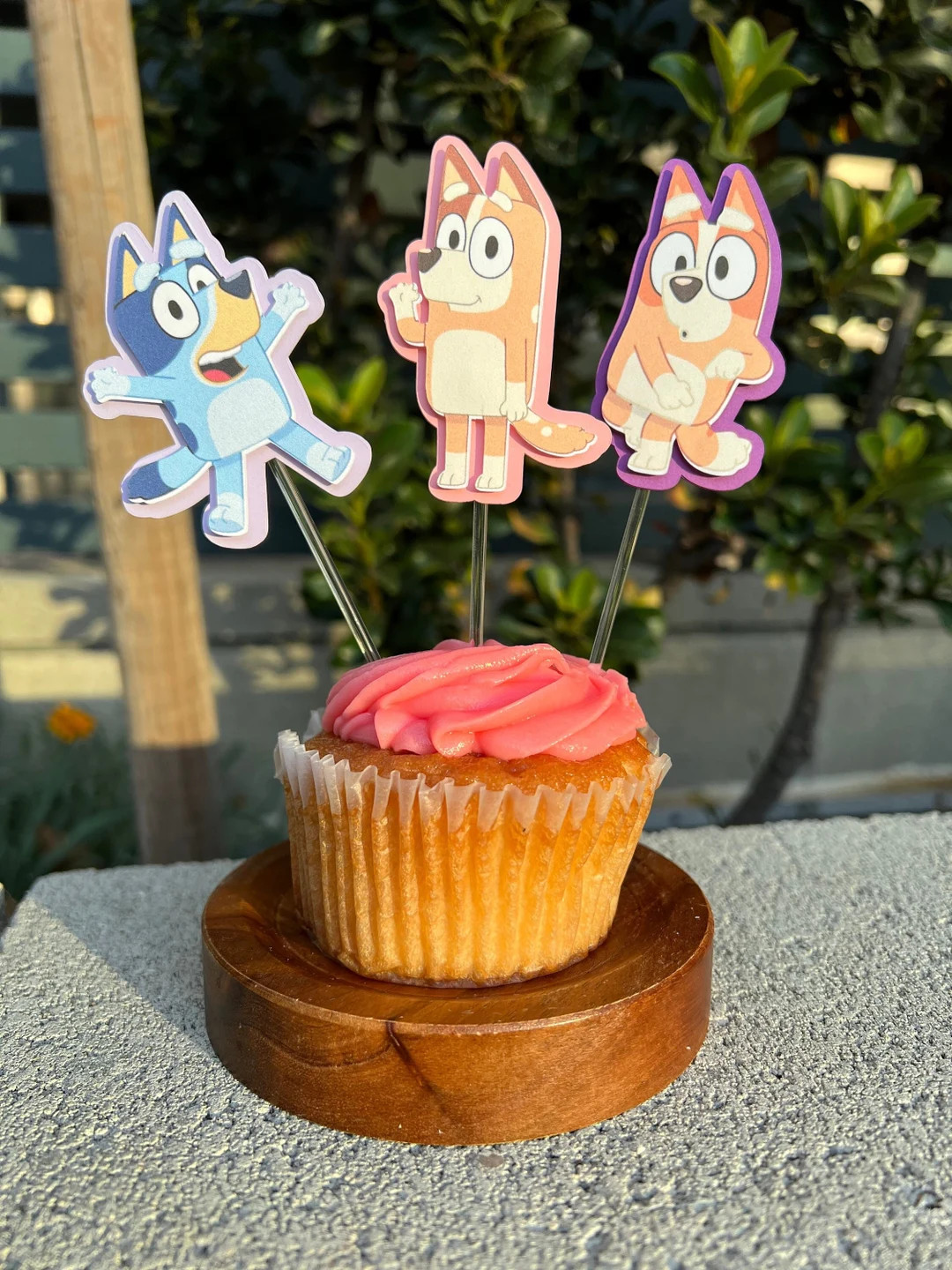 Bluey and Friends Cupcake Toppers Bluey Cupcake Toppers - Etsy | Etsy (US)