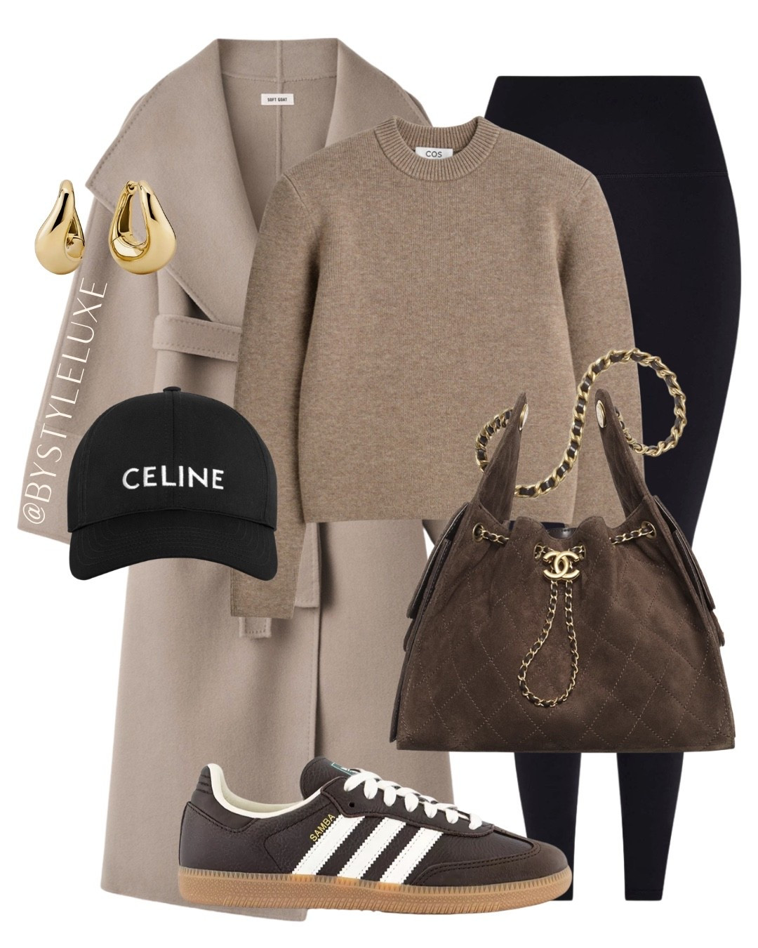 WEEKEND OUTFIT - How to style leggings with a wool coat and trainers for a cool girl everyday look

#trainers #coat #winteroutfit 

#LTKwinter #LTKuk #LTKshoes