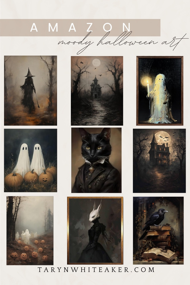 Moody Halloween art is such an easy way to add a little spooky style without going over the top. 🖤 These Amazon finds are perfect for creating a vintage, collected Halloween look throughout your home. #HalloweenDecor #AmazonHome #HalloweenArt #FallDecor #AmazonFinds

#LTKSeasonal #LTKHome