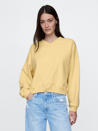 Heavyweight French Terry Oversized Sweatshirt | Gap (CA)
