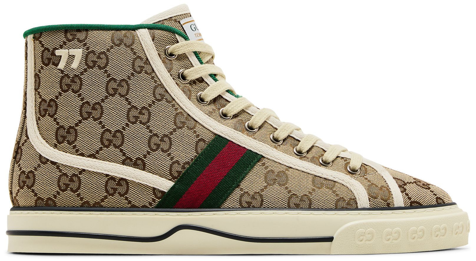 Gucci Tennis 1977 High 'Beige Ebony' | GOAT