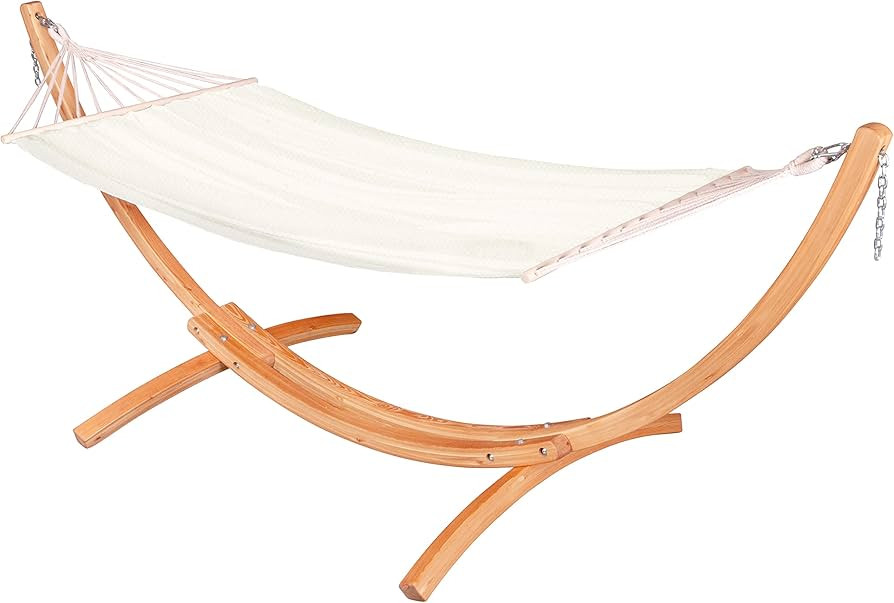Beach - Outdoor Spreader Bar Hammock with Stand Set, Weatherproof Hammock and Certified Sustainab... | Amazon (US)