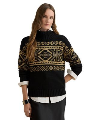 Fair Isle Wool Blend Turtleneck Sweater | Bloomingdale's (US)