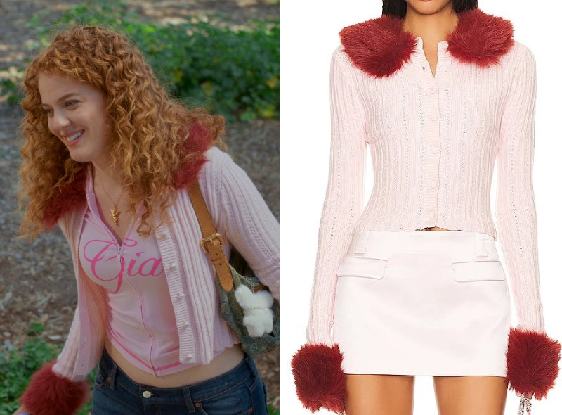 Summer (Rachel Stubington) wearing this fur jacket, zip hoodie and heart jeans in 3x05 of Shrinking

More outfit details on shopyourtv.com 

 