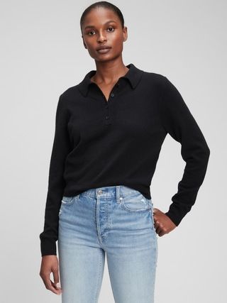 Lightweight Polo Sweater | Gap (US)