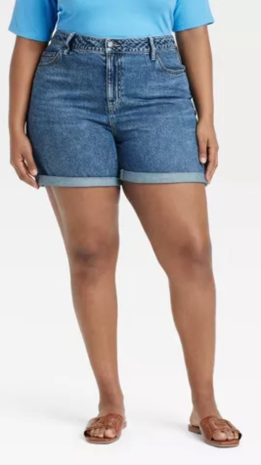 High-Rise Midi Cuffed Jean Shorts
$17.50 reg $25.00

#LTKWatchNow #LTKFindsUnder50 #LTKSaleAlert