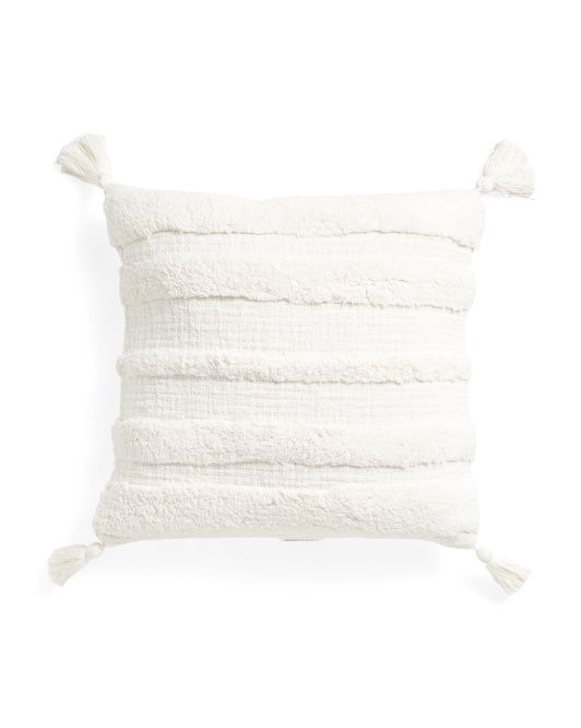 20x20 Tufted Pillow | TJ Maxx