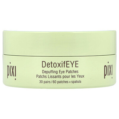 Pixi Beauty, DetoxifEye, Depuffing Eye Patches, 60 Patches | iHerb