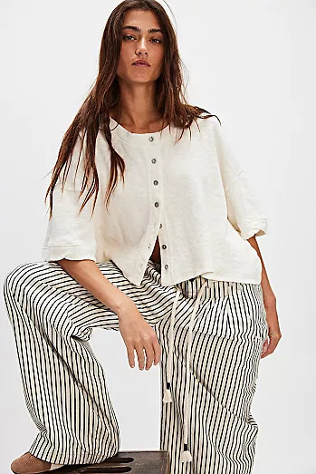 Cupro Jeni Off-The-Shoulder Long Sleeve Top | Free People (Global - UK&FR Excluded)