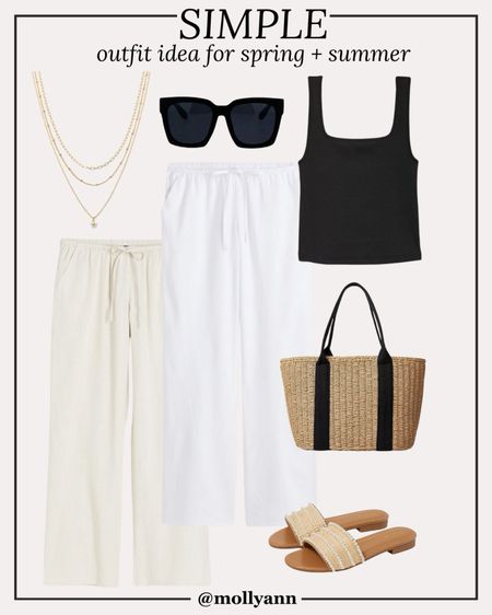 Simple outfit idea for spring and summer 

#LTKfindsunder50 #LTKstyletip #LTKsalealert