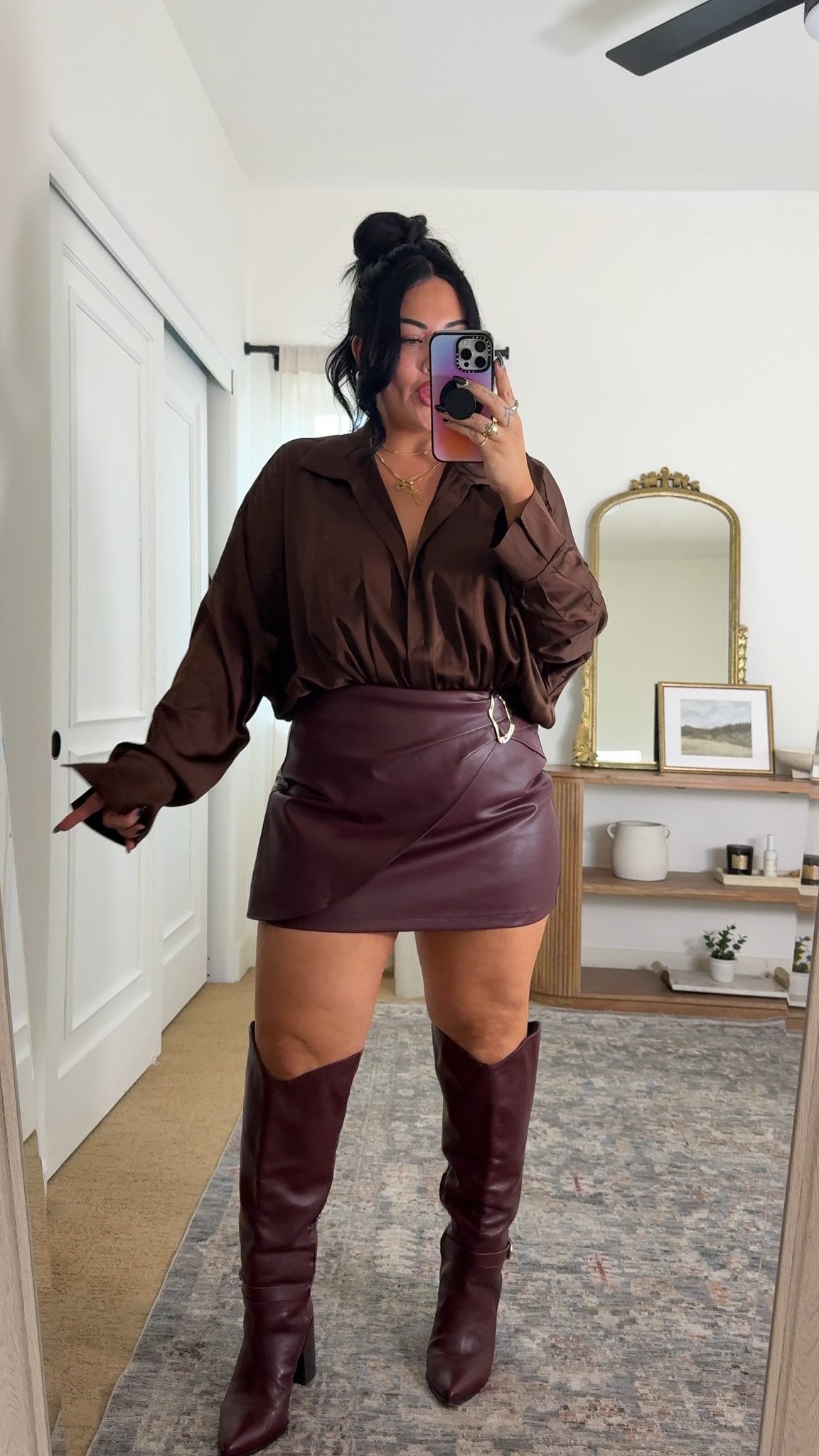 Im wearing a size XL  for reference! 

 

#LTKMidsize #LTKootd #LTKgrwm