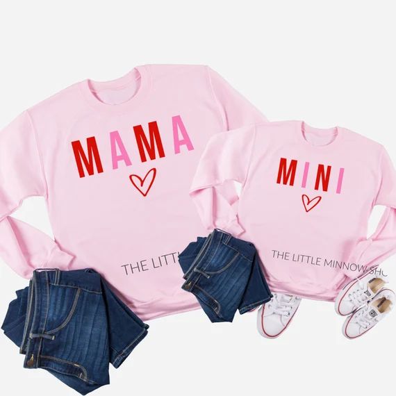 Mommy and Me Valentine's Shirt Mother's Day Mama and | Etsy | Etsy (US)