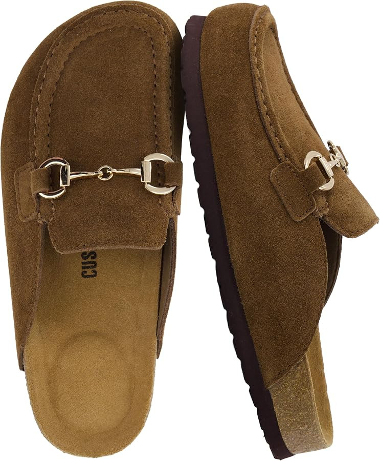 CUSHIONAIRE Cliff Suede Clog Mules for Women | Amazon (US)