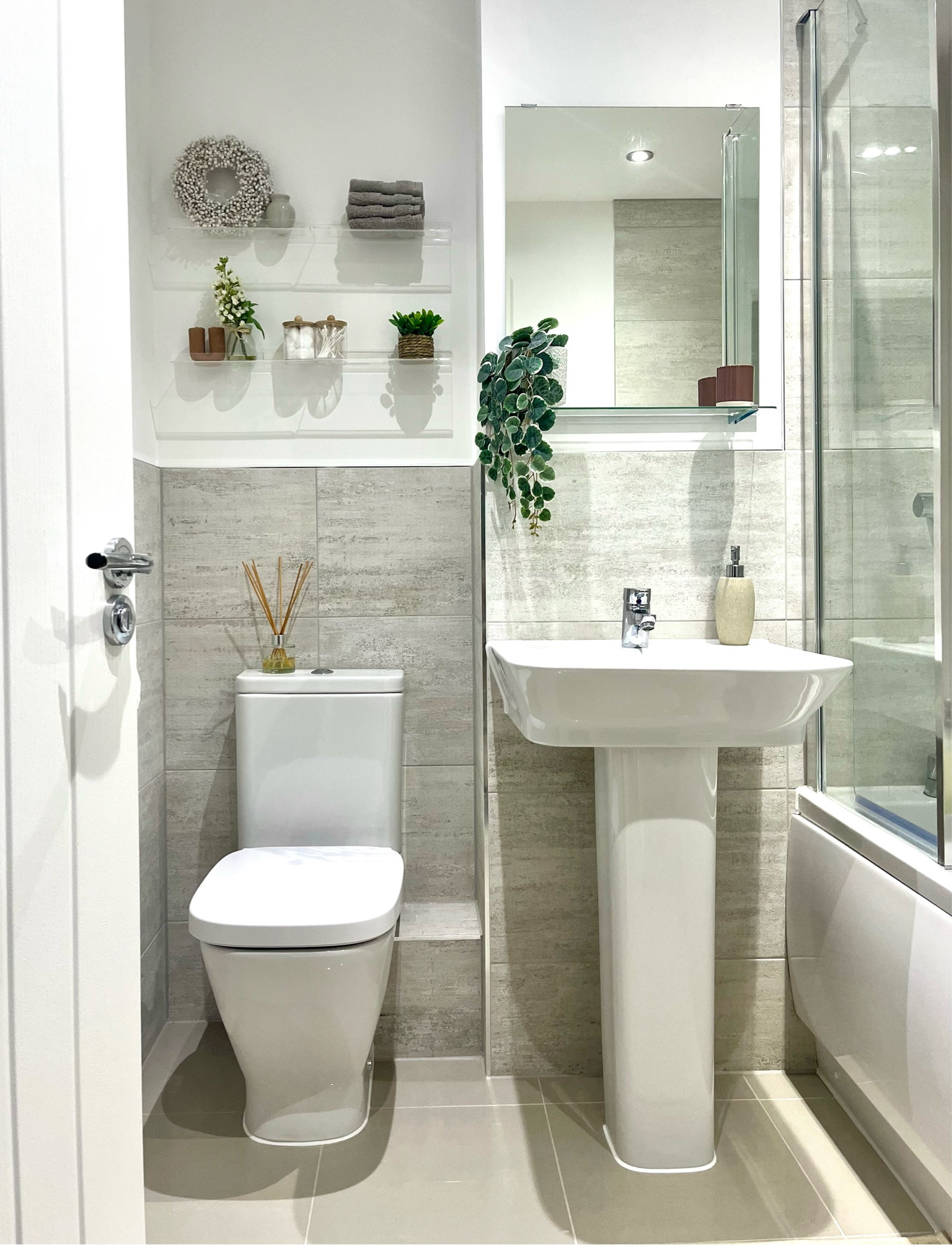 Neutral home decor, bathroom styling, bathroom inspo, neutral home design, bathroom accessories 

#LTKuk #LTKhome